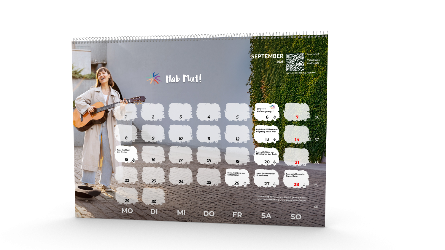 Go4peace Kalenderblatt September